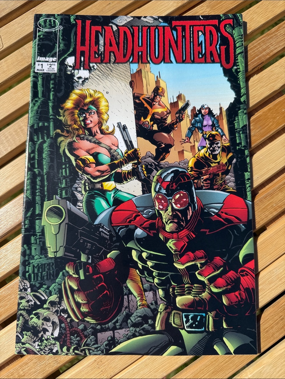 Headhunters Comic, issue 1, 1997, Image Comics, Chris Marrinon